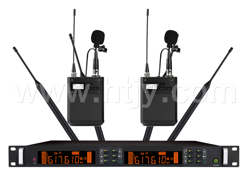 一拖二真分集专业无线领夹麦克风 HT-D600-LJ_Z6尊龙旗舰厅官方网站——综合解决方案企业！天下服务热线：400-685-9998